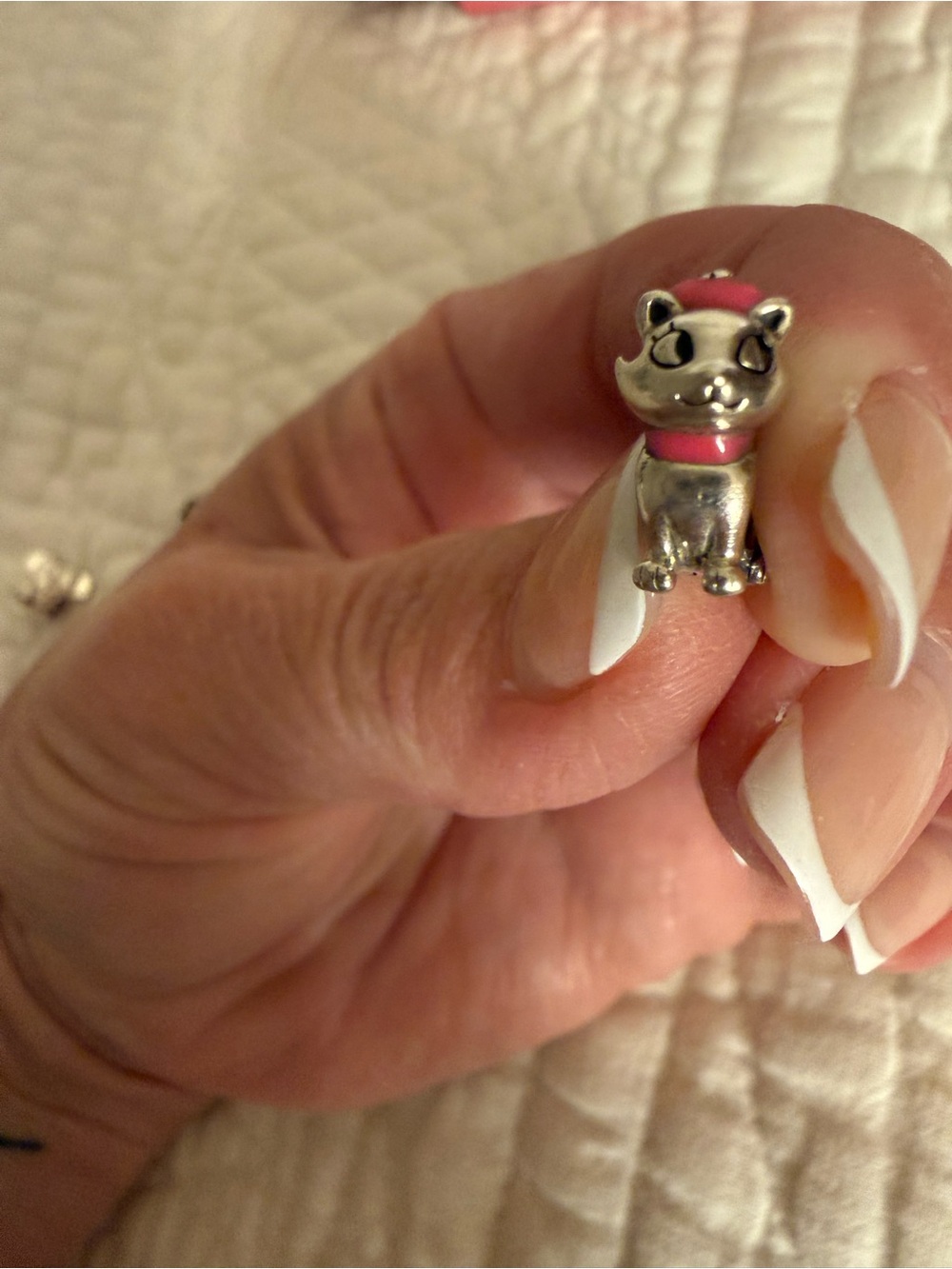 Chamilia Disney Silver “Marie” Aristocats Charm  Authentic